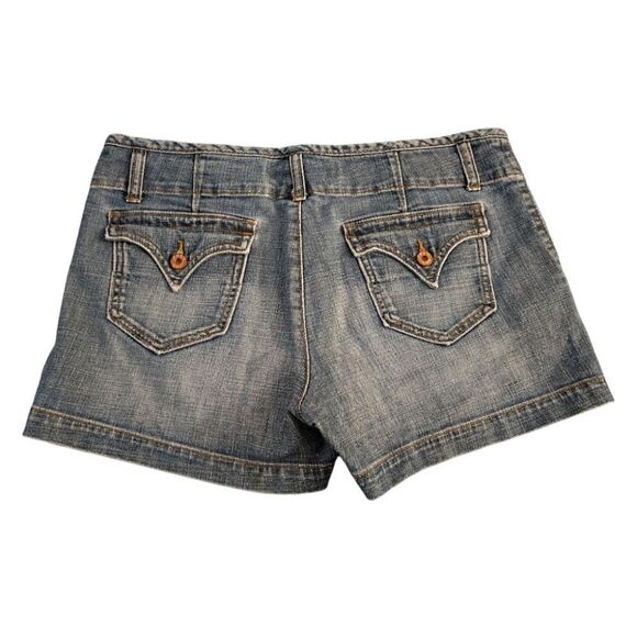 Y2K 2008 GAP Distressed Midwaist 3.5" Inseam Jean Shorts Size 10 - Picture 6 of 12
